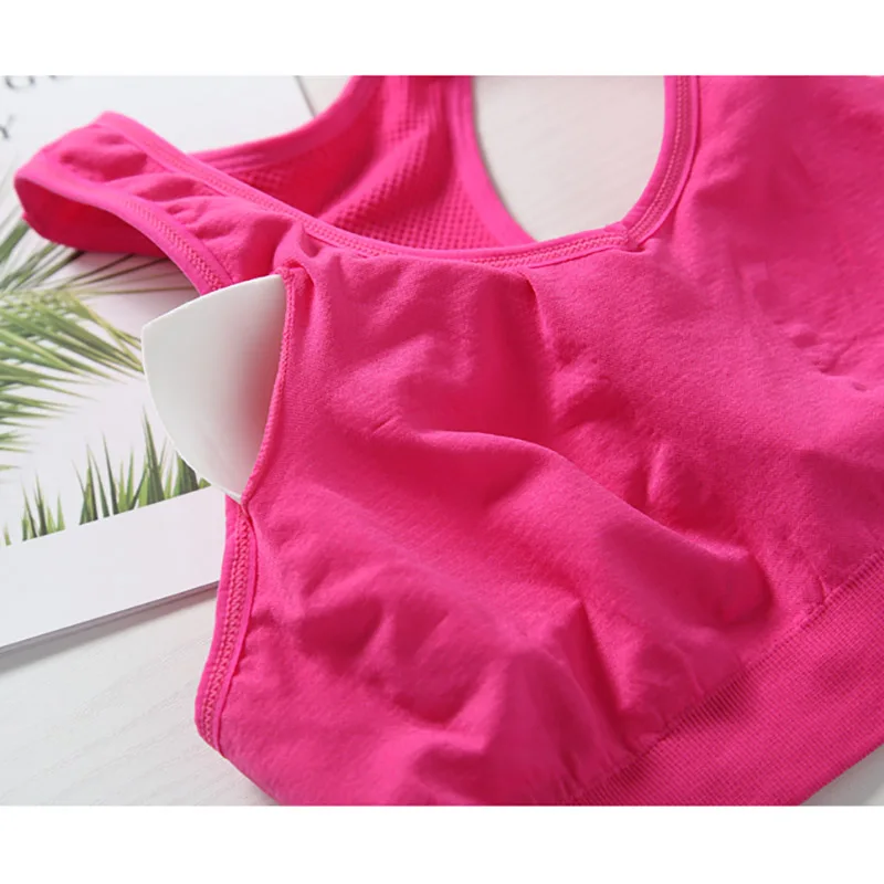 

Push Up Women Bra Wire Free Solid Color Breathable Underwear Comfortable Sport Lingerie New
