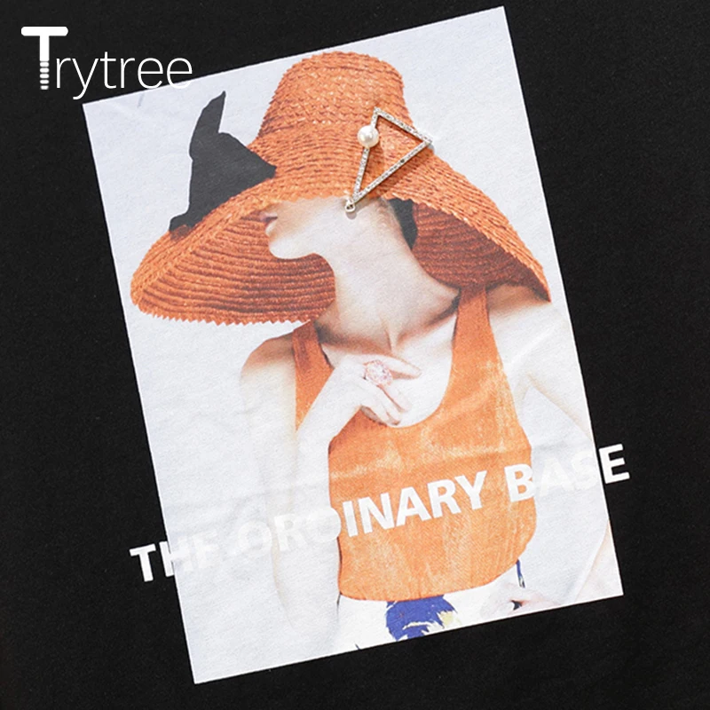 Trytree летний женский костюм из двух предметов Повседневное с О образным вырезом