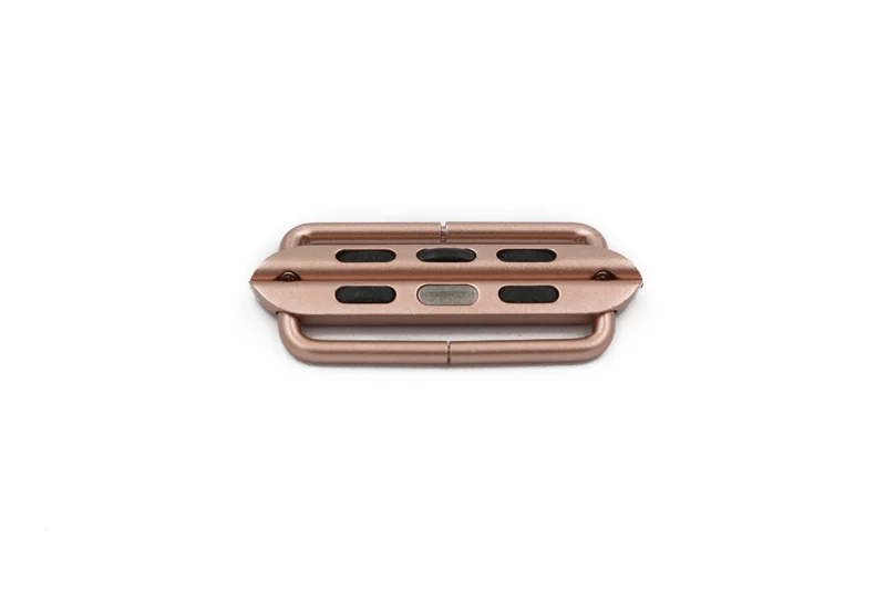 Pink Gold URVOI 1 пара бесшовный адаптер/Разъем для apple watch series 3 2 1 sport standard edition переходник для iwatch - Цвет ремешка: Pink Gold
