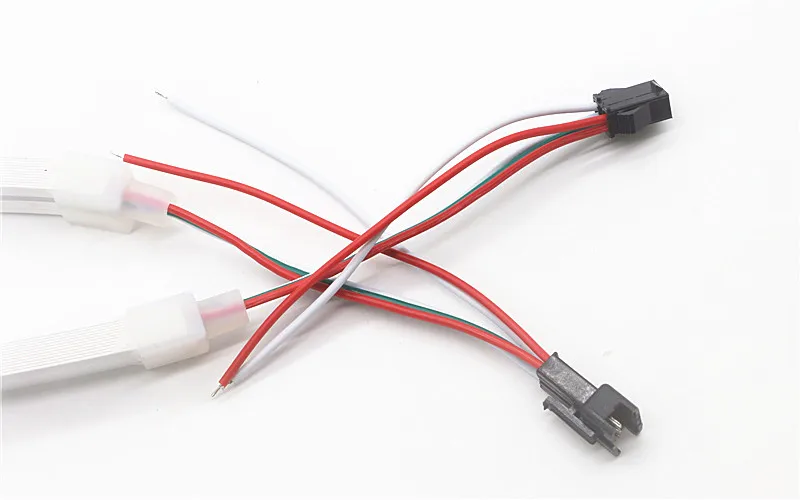 5 в WS2812B RGB светодиодный неоновый знак изолента Умный Цифровой адресный WS2812 IC многоцветный светодиодный свет полосы+ пиксельный контроллер+ Мощность
