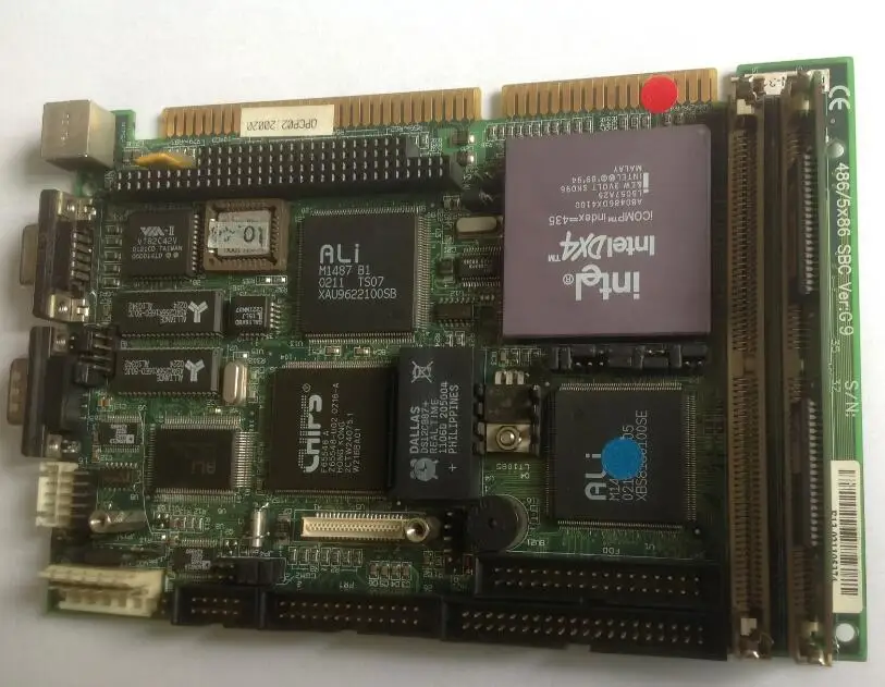 Б/у CPU card основная плата 486 / 5x86 SBC Ver.G9 Sunstar SWF Запчасти для вышивальной