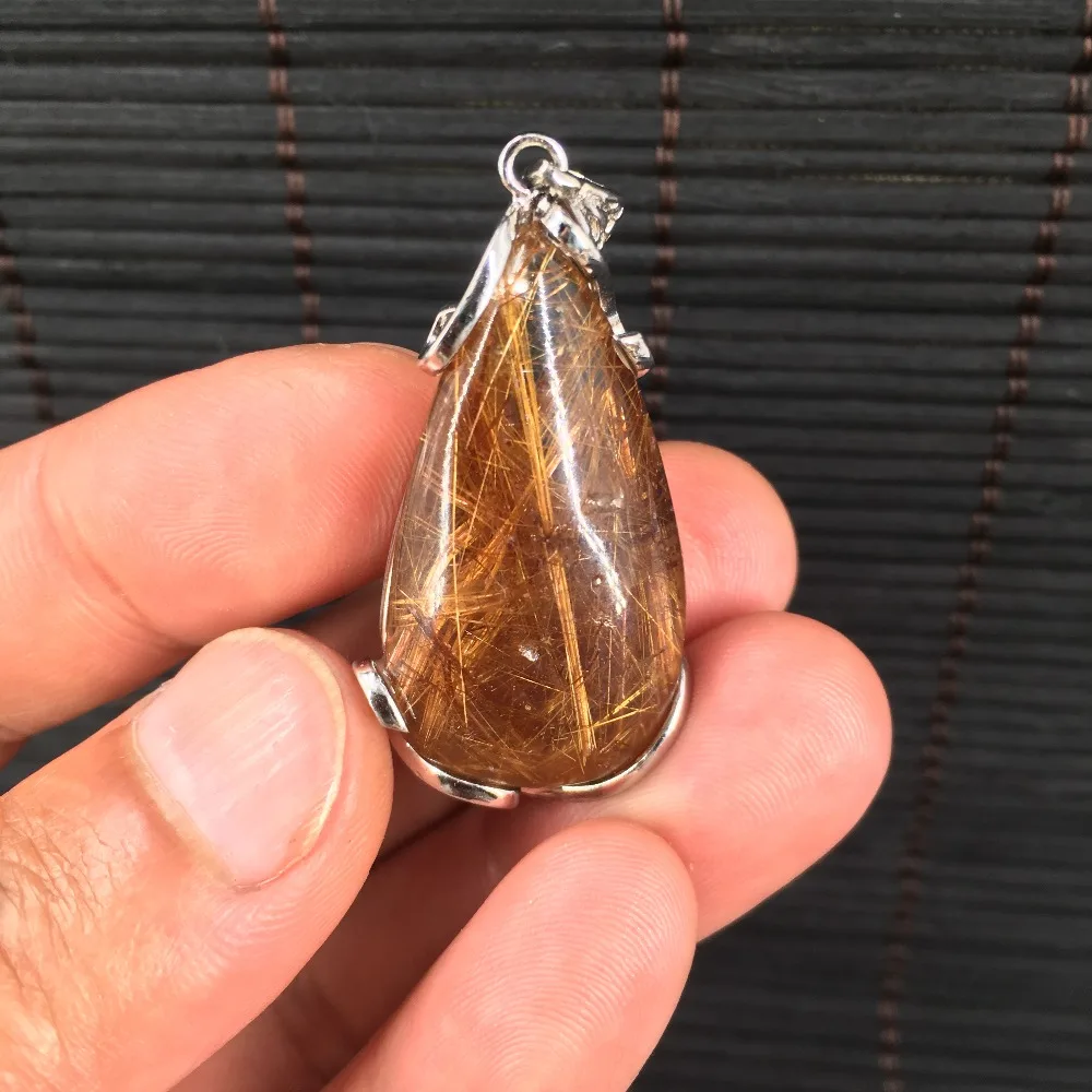 Женское или мужское ожерелье с натуральным кристаллом для волос