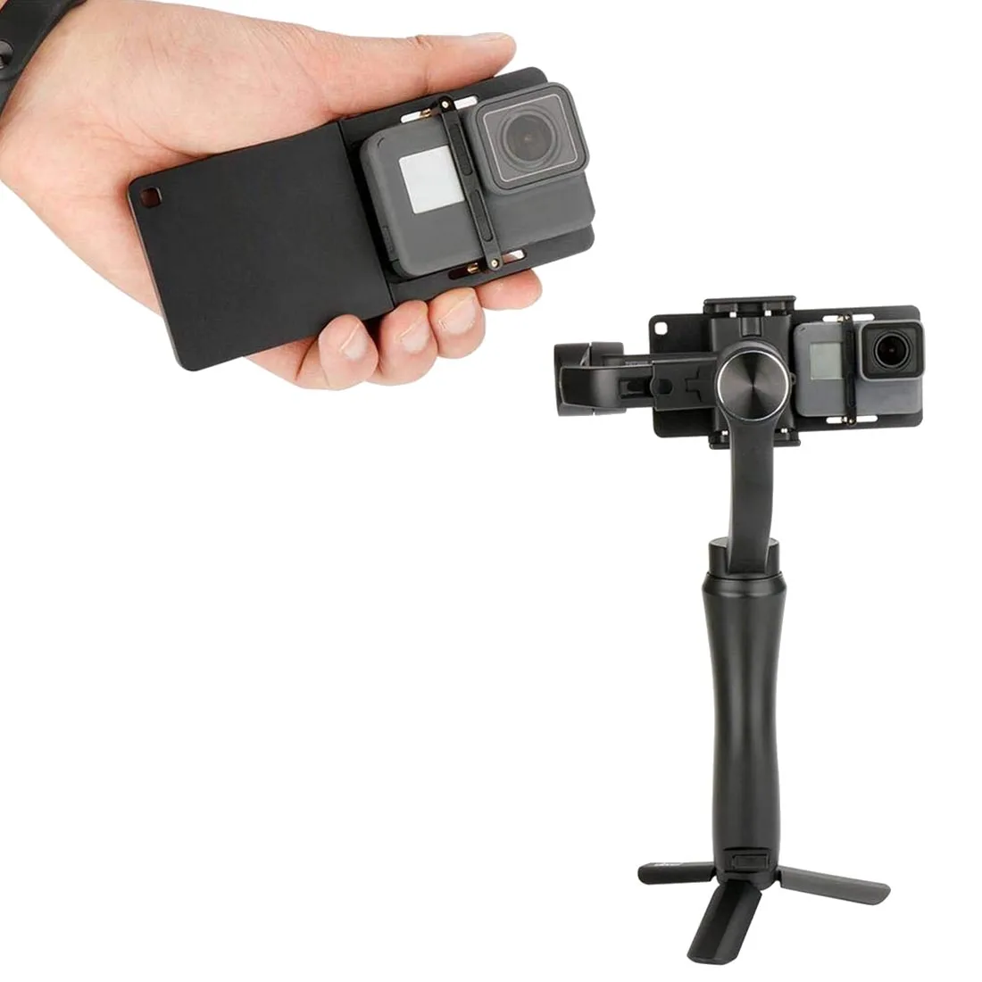 Ручной шарнирный адаптер Монтажная пластина для камеры GoPro Hero 3 4 5 6 Yi 4k Zhiyun Smooth DJI