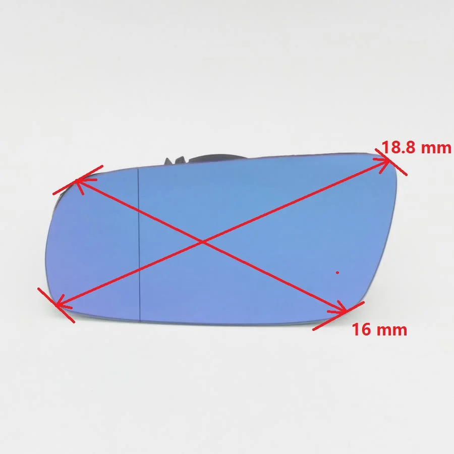 2 шт. для VW Golf 4 MK4 1998 1999 2000 2001 2002 2003 2004 2005 2006 автомобильный Стайлинг Новое синее зеркальное стекло с подогревом левая и правая сторона