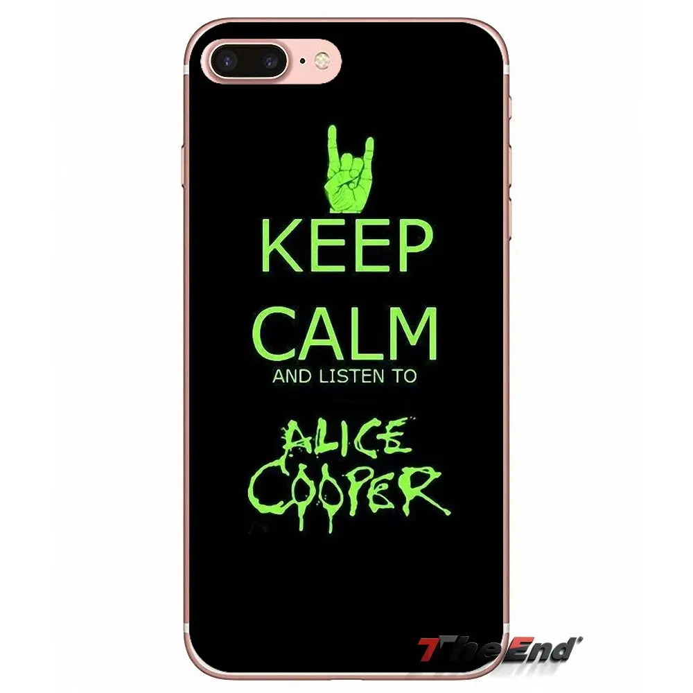 For Xiaomi Redmi 4 3 3S Pro Mi3 Mi4 Mi4i Mi4C Mi5 Mi5S Mi Max Note 2 Heavy metal band Alice Cooper Soft Case | Мобильные телефоны и