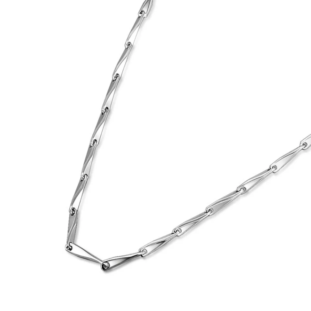 Authentic 925 Sterling Silver Necklaces Basis Melon Chain For Women Wedding Party Jewelry Gift | Украшения и аксессуары