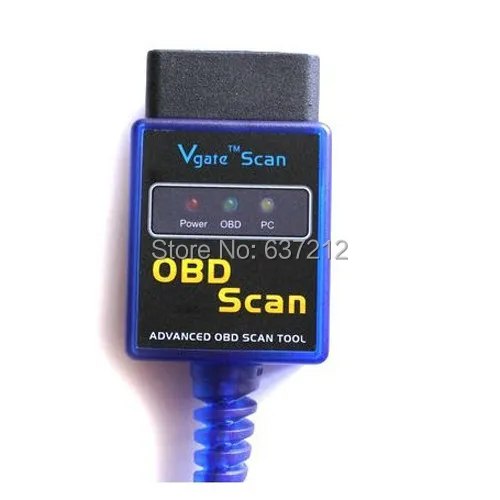 Диагностический сканер 2019 Vgate ELM327 с USB на OBD работает OBD2 автомобилями OBDII