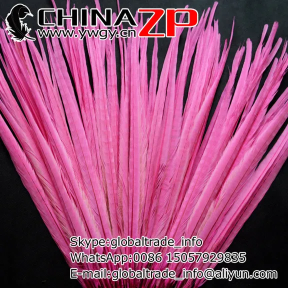 CHINAZP Factory Size from 16inch to 18inch (40-45cm) 100pieces/lot High Quality Natural Ringneck Pheasant Tail Feathers | Дом и сад