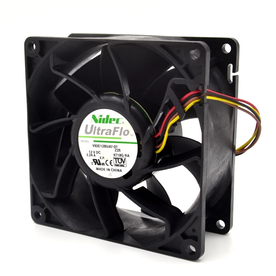 New Cooling Fan 9238 V92E12BUA7-07 T35A3 12V 92mm 3.24A For FRONT SYSTEM FAN ASSY ML330 G6 ML150 519740-001 2pcs/lot | Компьютеры и