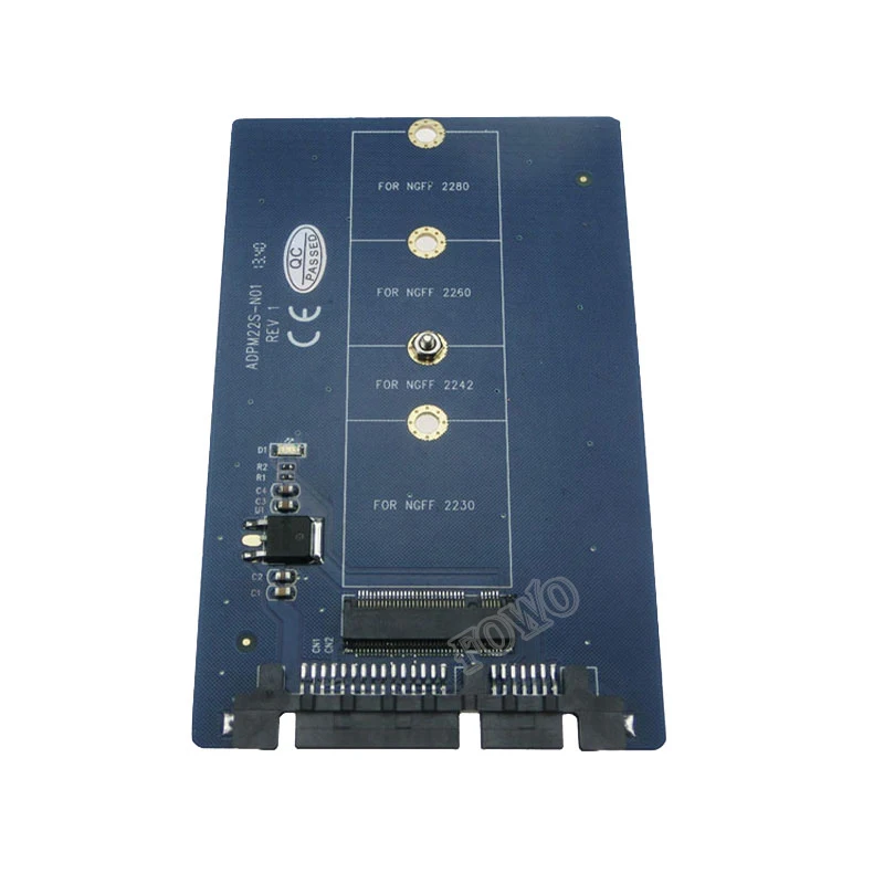 M.2 NGFF SSD для SATA 2 5 &quot7 + 15 22 Pin конвертер адаптер карта 2230 2242 2260 2280 карты|ngff m.2|2 satasata card