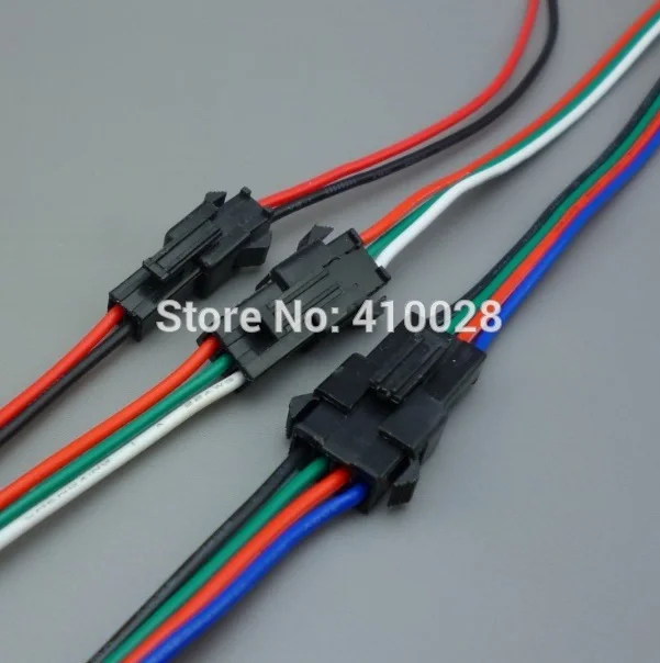 Shhworld 30 пар 2 3 4 pin jst Коннектор 2x10 см 2pin мужской/женский SM провод кабель pigtail для