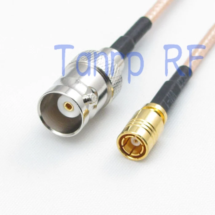 8in BNC Гнездовой разъем к SMB гнездовой RF адаптер 20 см Pigtail коаксиальный