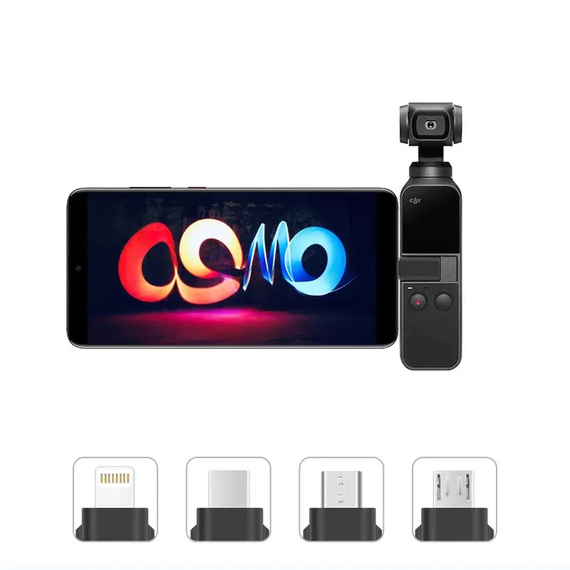 Адаптер для смартфона телефона Micro USB Φ Android IOS разъем iPhone Huawei Xiaomi Samsung DJI OSMO