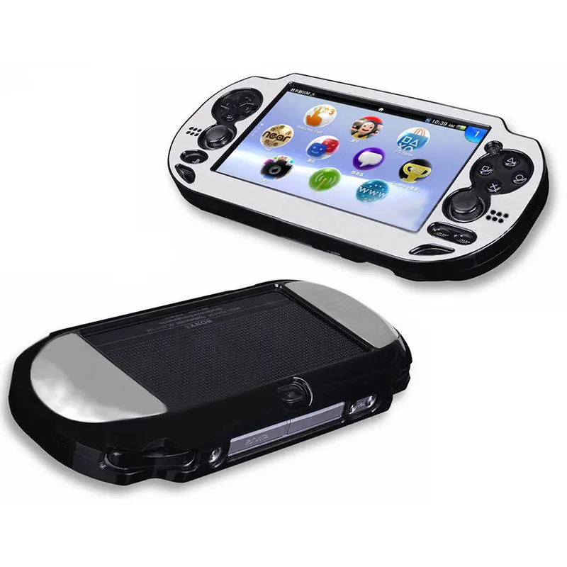 Silver Металлический Алюминиевый жесткий чехол защитный чехол для sony Playstation PS Vita psv 1000 - Цвет: Silver