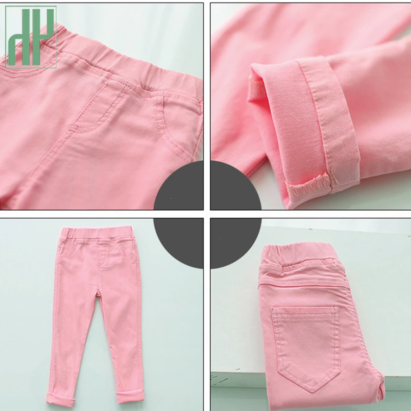 Брюки для маленьких девочек повседневные спортивные летние хлопковые