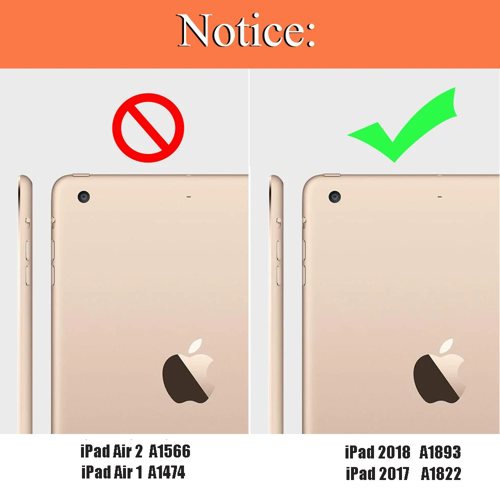 Чехол для iPad 2018 A1893 чехол 2017 A1822 силиконовый умный сна капа Fundas 9 7 Coque|Чехлы