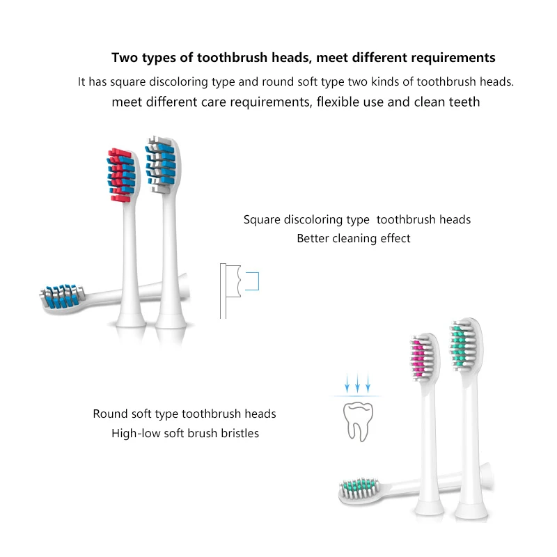 4 головки для зубной щетки LANSUNG I1|toothbrush heads|head toothbrushhead head |