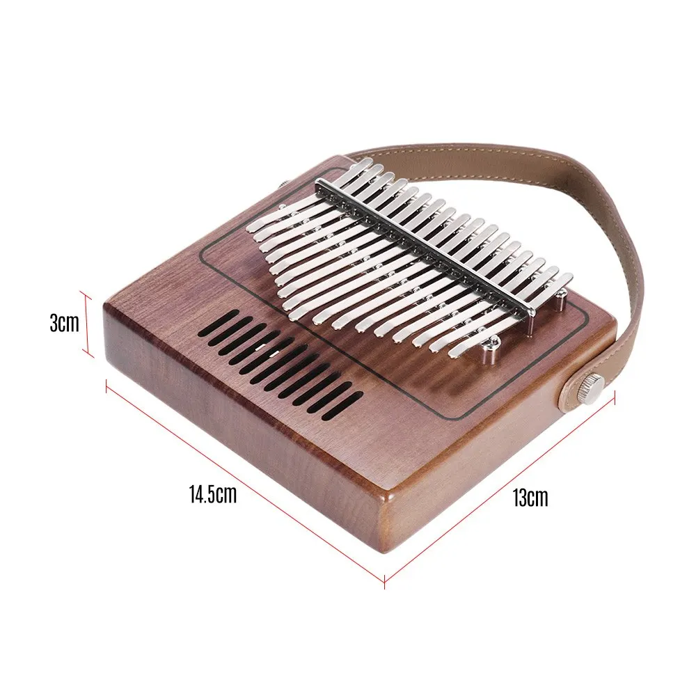 Tom 17 клавишным игрушечное пианино калимба Mbira санза грецкого ореха во внутренней