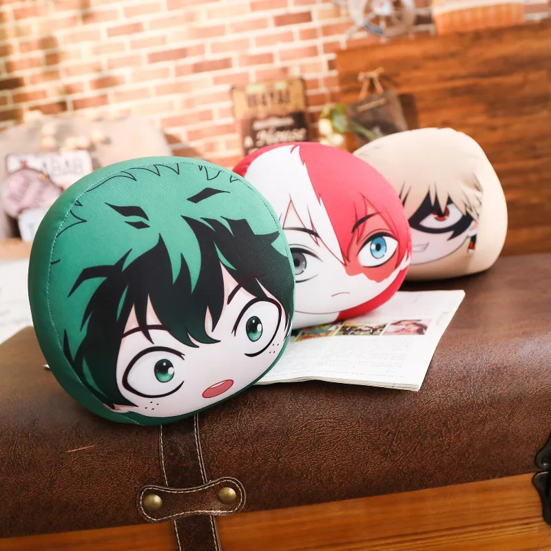 Подушка плюшевая в стиле аниме Bakugou Katsuki Todoroki Shoto Midoriya Izuku 1 шт. 20/30 см | Игрушки и