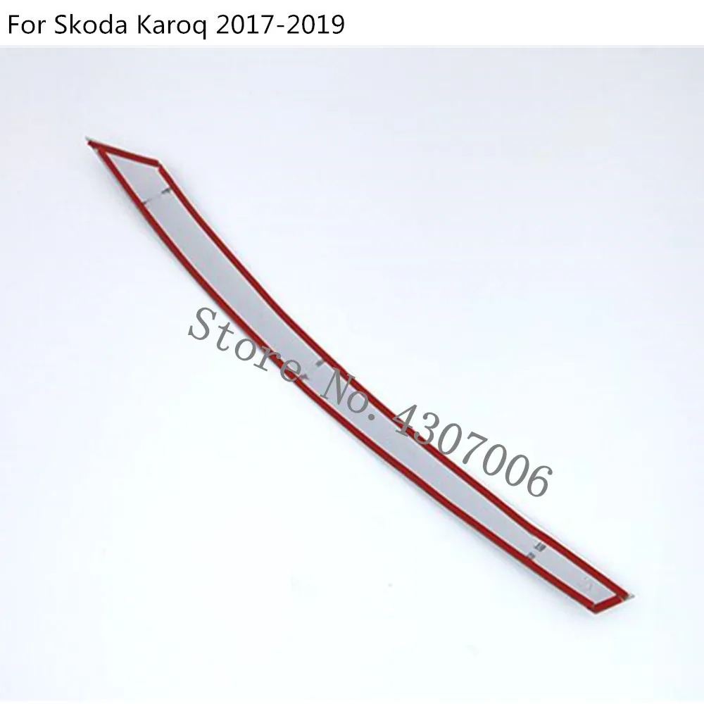 Автомобильная передняя фара ABS хромированная рамка для бровей отделка 2 шт. Skoda Karoq