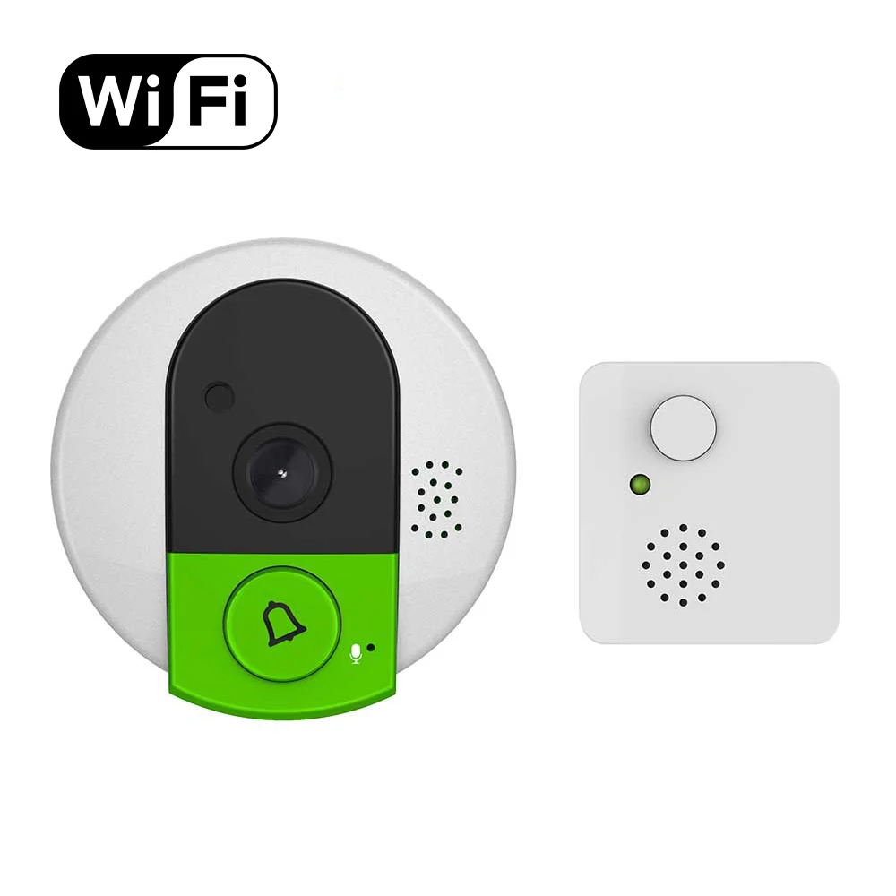 

CE Высокое качество 720P датчик движения сигнализация WiFi умный дверной звонок телефон система видео дверной глазок