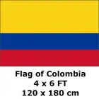 Колумбийский колумбийский флаг 120x180 см 100D полиэстер большие флаги и баннеры