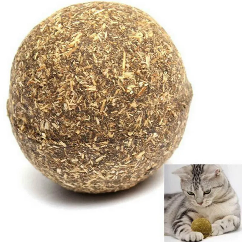 Pet Cat Natural Catnip Treat Ball Favor Home Chasing Toys Healthy Safe Edible Treating. | Дом и сад
