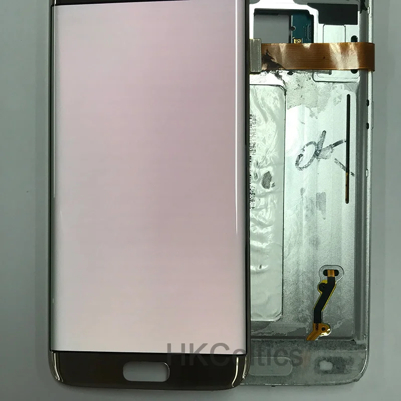 5," дюймовый сменный ЖК-дисплей для SAMSUNG S7 Edge Pantalla G935 G935F G935FD с рамкой
