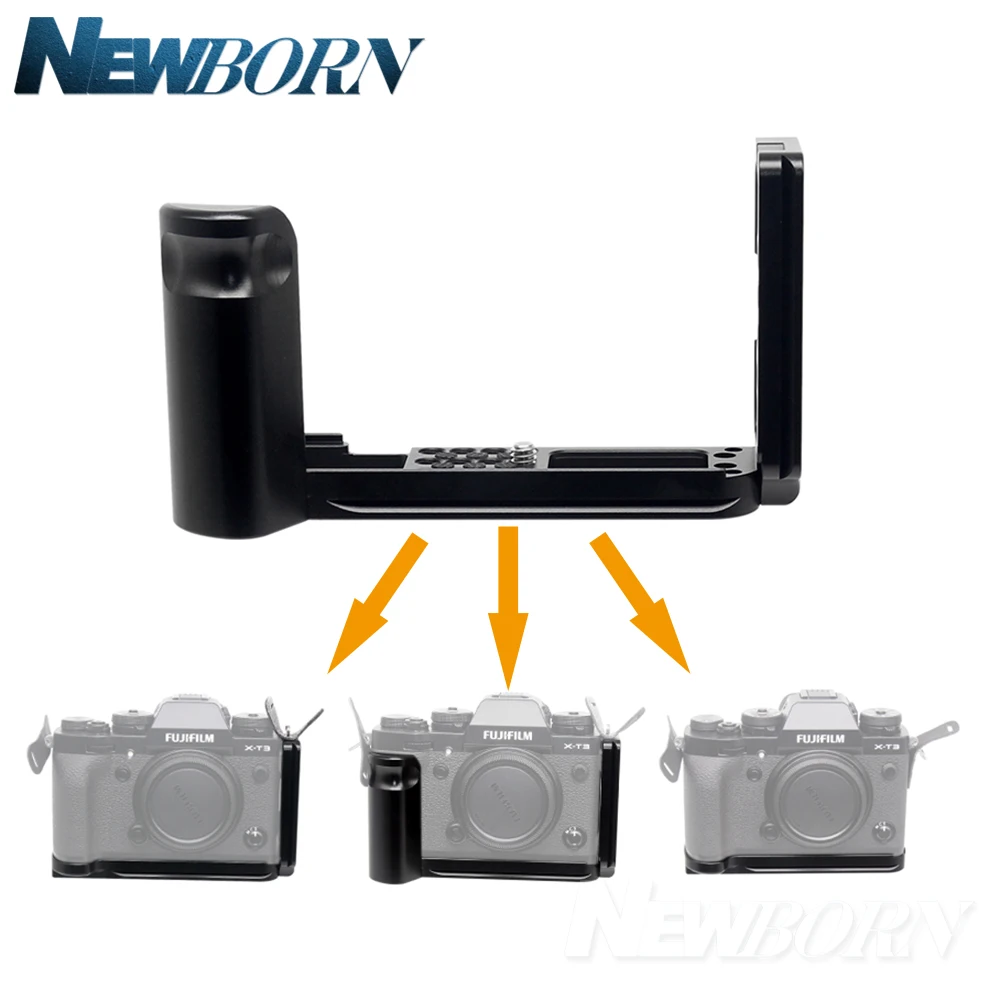 

Vertical L Plate Type Bracket Tripod Quick Release Plate Base Grip Hand For Fujifilm XT3 Fuji X-T3 Camera ball head