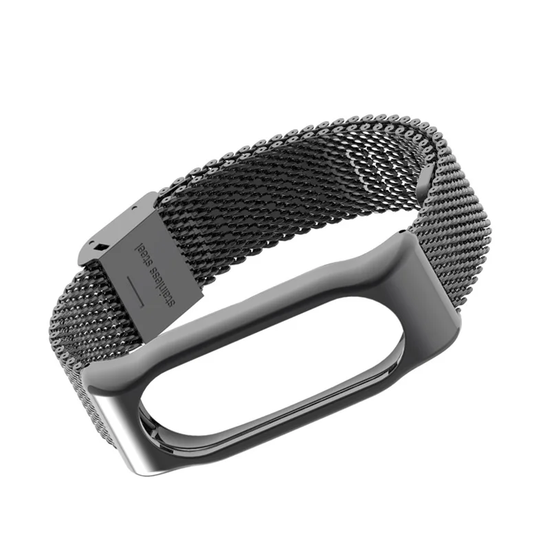 Металлический браслет для Mi Band 2 из нержавеющей стали Xiaomi смарт аксессуары Miband