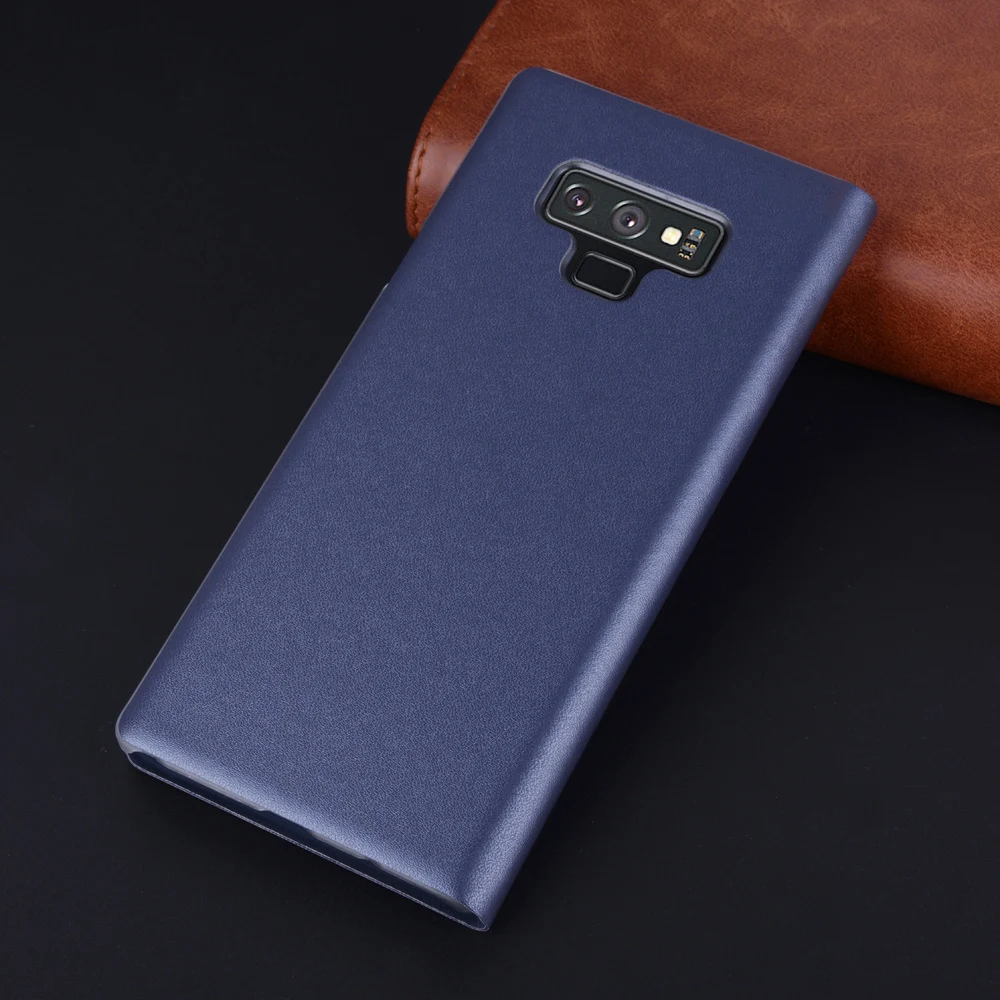 Роскошный кожаный флип-чехол для samsung Galaxy Note 9 SM N960 Чехол-бумажник С слот для карт для samsung Note9, SM-N960F, противоударный чехол