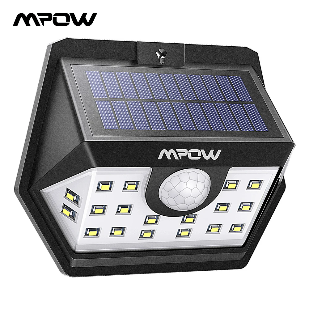 Mpow CD149 20 светодиодный светильник на солнечных батареях супер яркий s