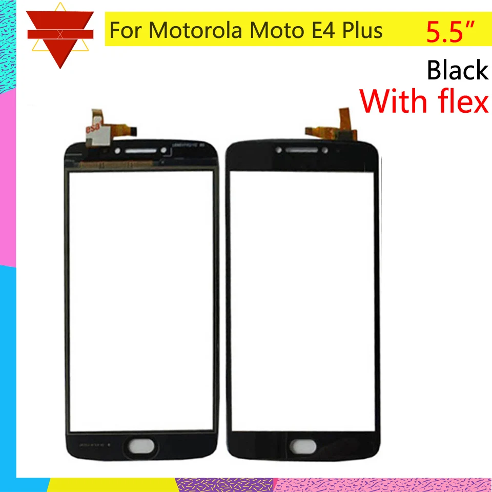 10 шт. сенсорный экран для Motorola Moto E4 XT1767 стекло передней панели объектив внешний Plus