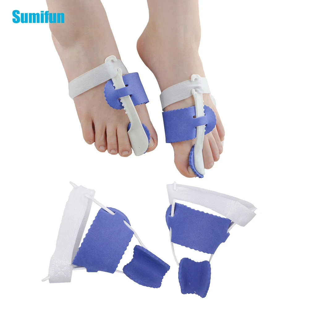 Sumifun 2 шт./пара разделитель для пальцев ноги носилки подушечки