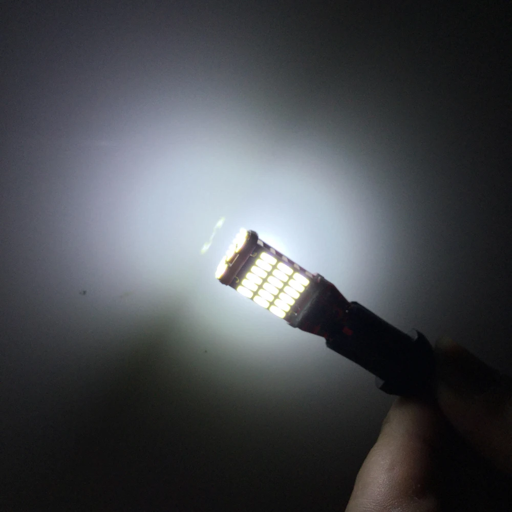 YIJINSHENG 2 шт. T15 T10 W16W светодиодный светильник заднего хода 920 921 912 Canbus 4014 45SMD высокий