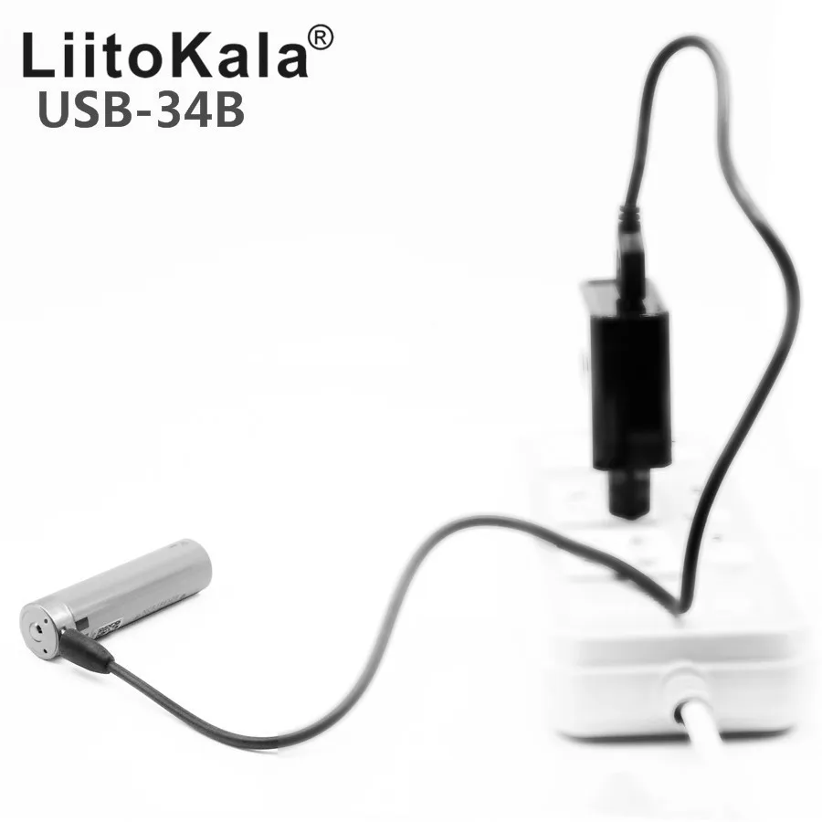 5 USB-объективов USB-34B 18650 Аккумулятор 3 7 в 3400 мАч литий-ионная USB аккумуляторная