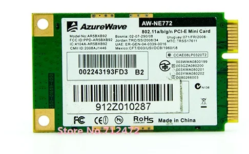 SSEA оптовая продажа оригинальная новинка для Atheros AR9280 AR5BXB92 Двухдиапазонная карта