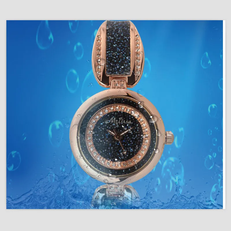 Melissa Brand Fantasy Women Jewelry Watches BlingBling Starry Night Stars Bangle Watch Bracelet Vintage Wristwatch Quartz Montre | Наручные