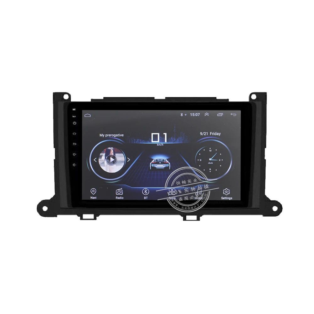 С CANBUS 9 &quot1024*600 четырехъядерный android 8 1 автомобильный радиоприемник для Toyota Sienna 2011