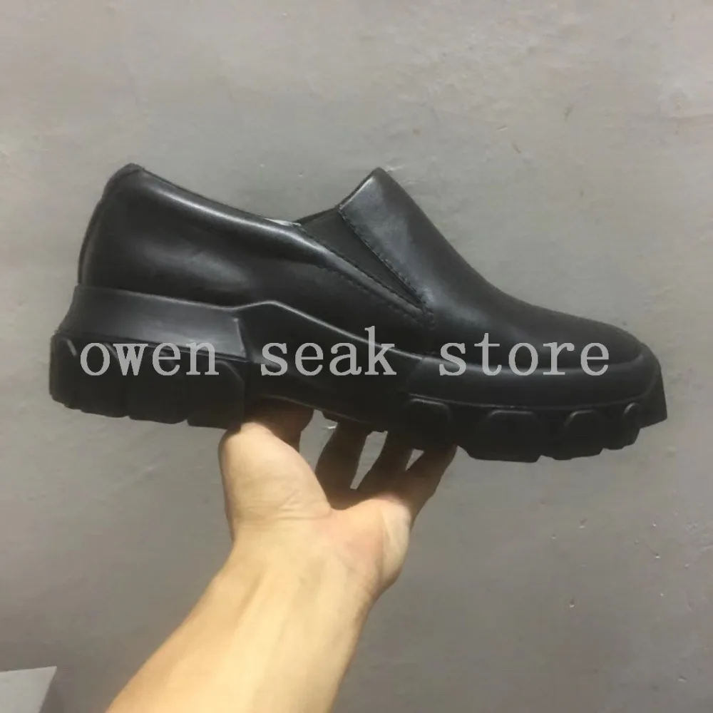 19ss Owen Seak/мужские лоферы Повседневная обувь роскошные кроссовки из натуральной