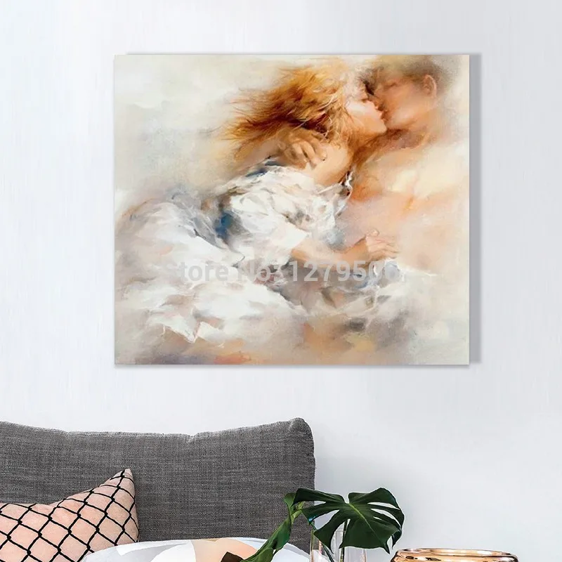 Лучший арт 100% ручной работы абстрактный портрет Сексуальная испанский lover