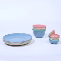 3pcsset kitchen tableware bowls plates dishes