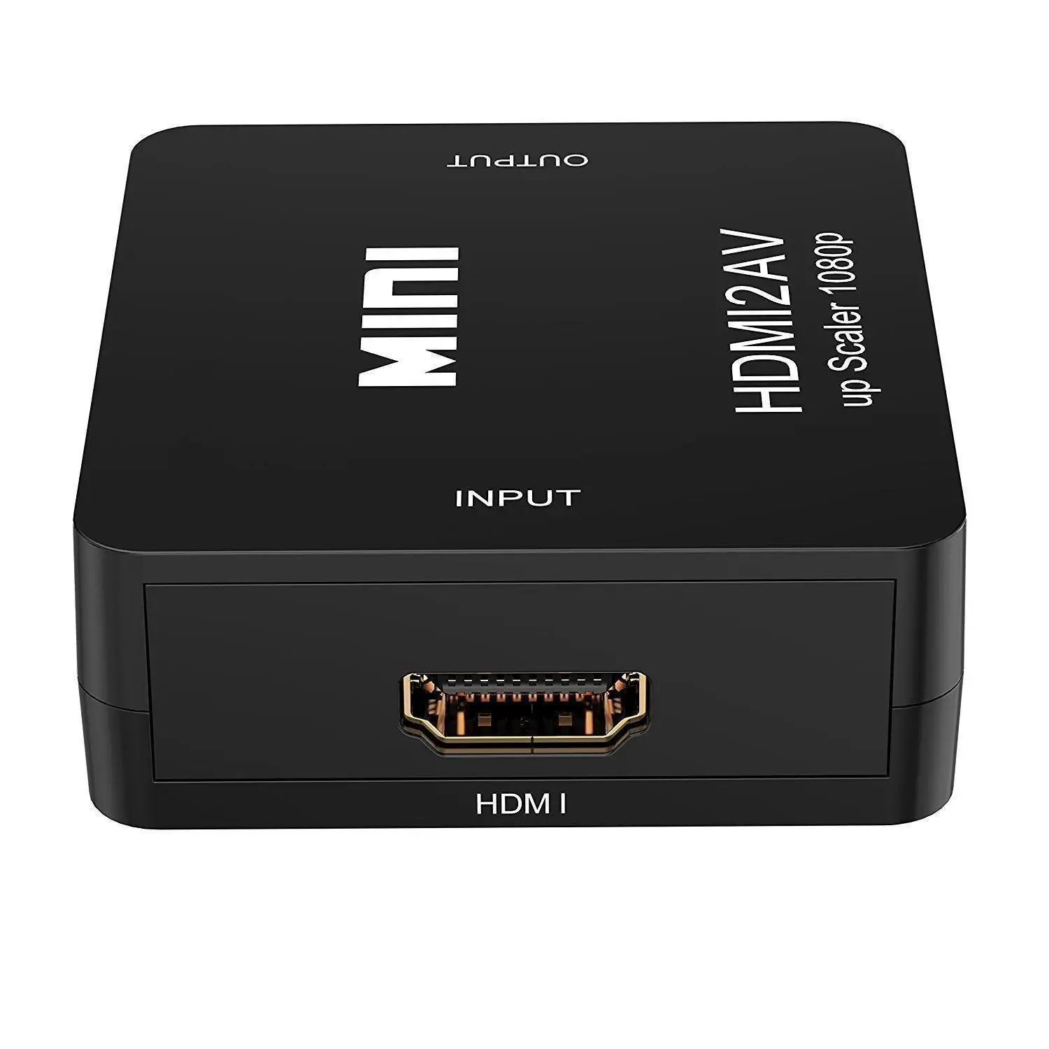 Mini AV to HDMI Video Converter Box AV2HDMI RCA CVBS Adapter for PC DVD Xbox Projector HDTV TV PS4
