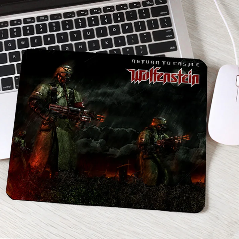 250X290X2MM Congsipad Wolfenstein Серия 2 Горячие видеоигры Коврик Для Мыши для ПК компьютер ноутбук планшет коврик для мыши, чтобы улучшить скорость мыши - Цвет: 250X290X2MM