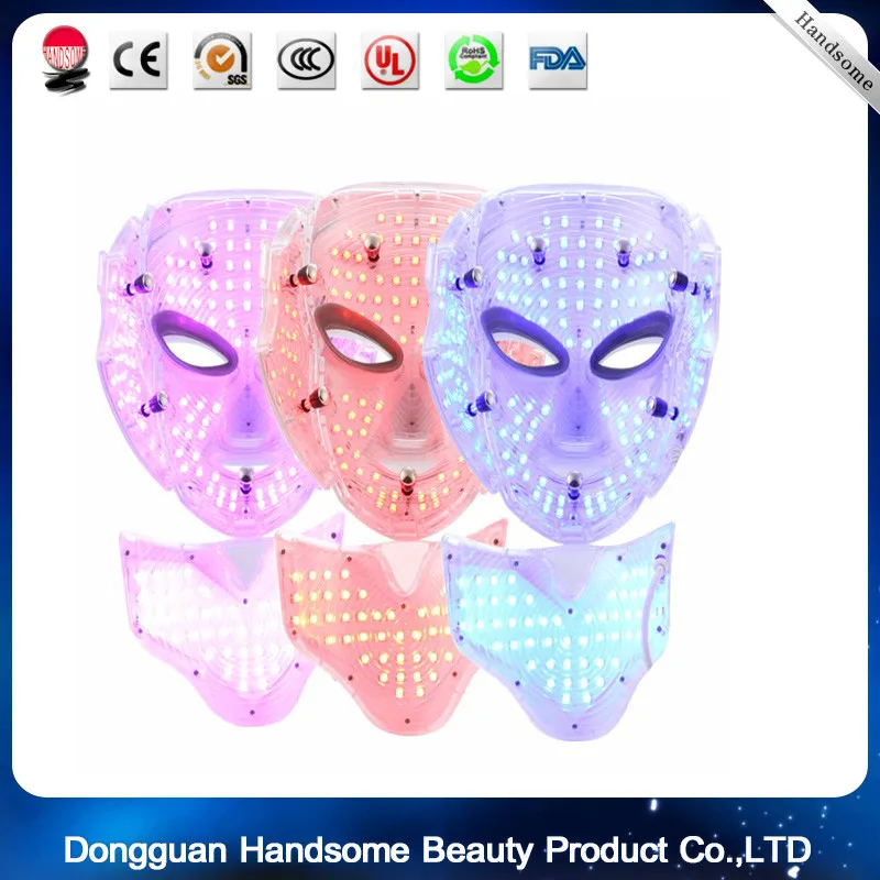 Домашнее или Спа использование PDT машина 3 цвета инфракрасный свет лечение морщин