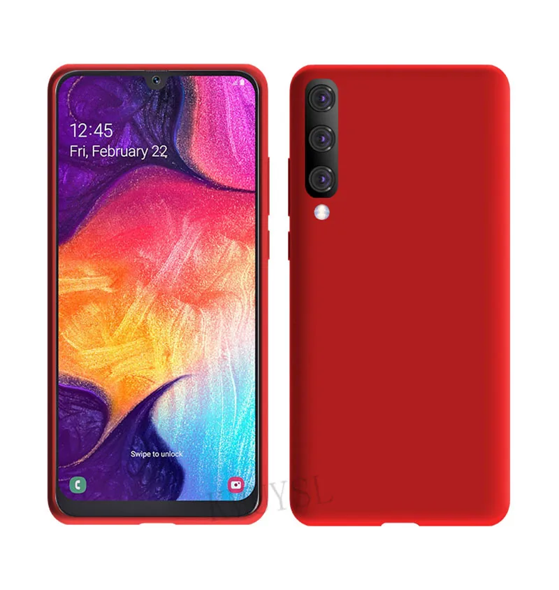 1 Фирменная мягкая и гибкая жидкий силиконовый чехол для SamSung Galaxy S8 S9 плюс A6 J6 J8 A7 S10E Примечание 10 8 9 M10 M20 M30 A50 A70 A30 крышка - Цвет: 1