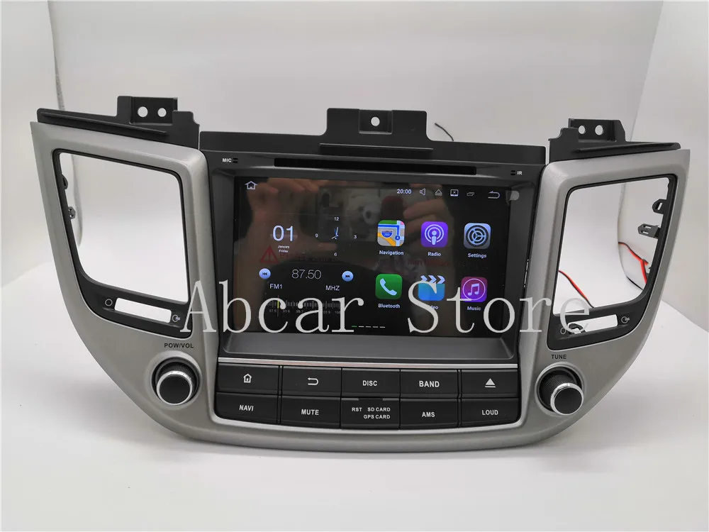 8 дюймов Android 7 1 автомобильный dvd плеер GPS навигация для HYUNDAI Tucson IX35 2015 2016 2017 2018