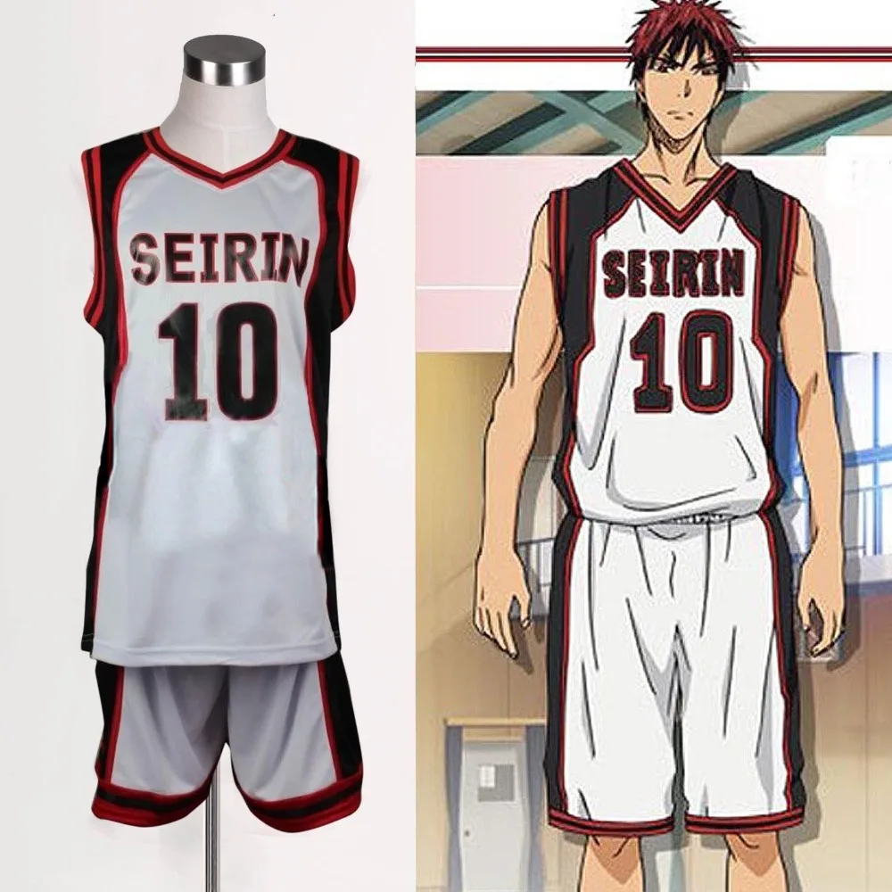 Костюм для косплея Аниме Kuroko no Basuke SEIRIN мужская спортивная одежда униформа № 10