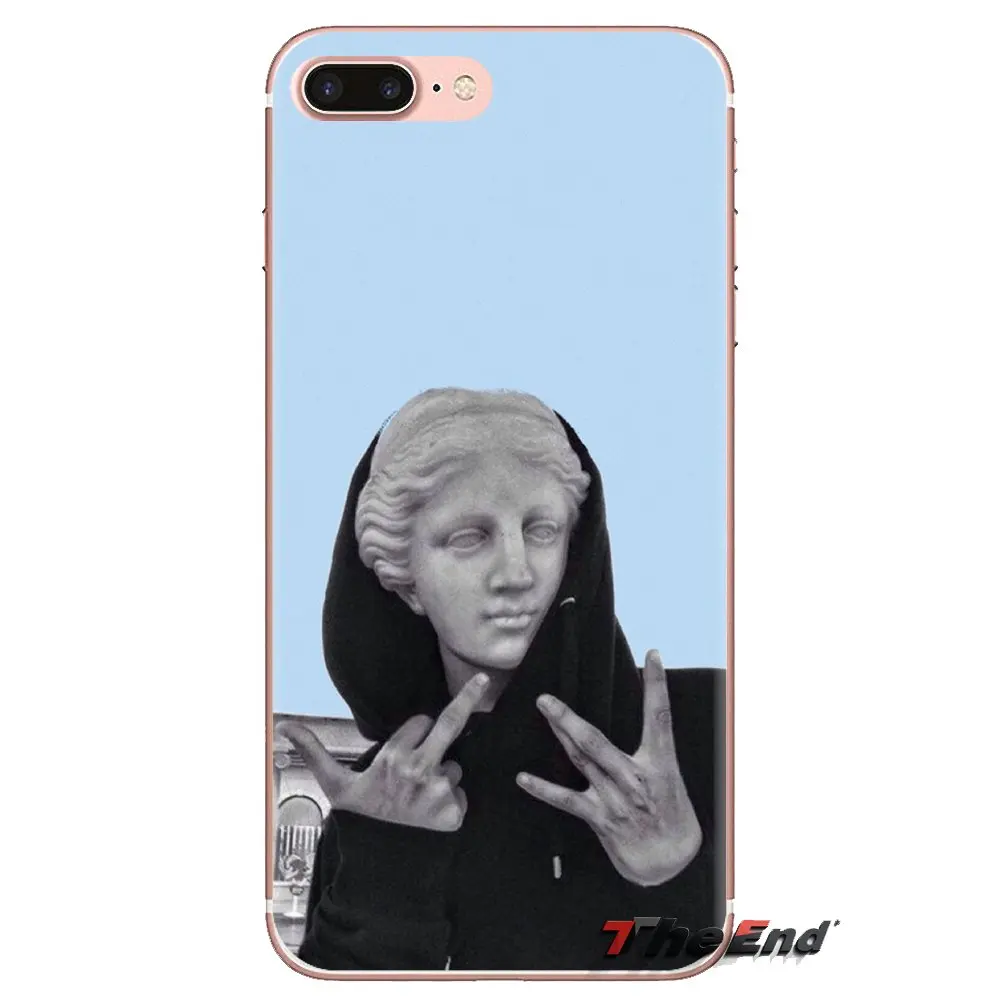 For Oneplus 3T 5T 6T Nokia 2 3 5 6 8 9 230 3310 2.1 3.1 5.1 7 Plus 2017 2018 Transparent TPU Skin Case Mona Lisa Art David lines |