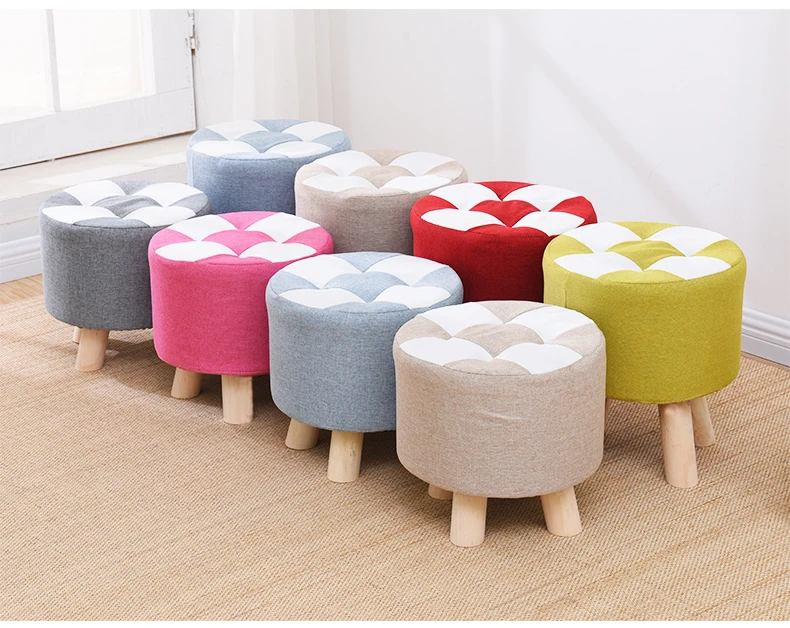 Модная креативная маленькая скамейка для дома диван гостиной деревянный